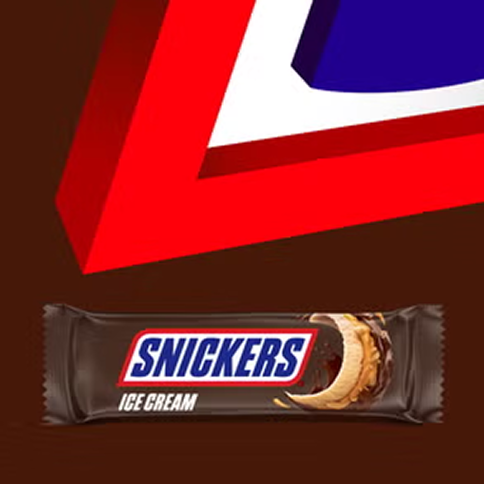 ice cream snicker with background